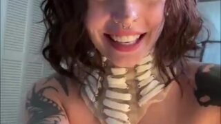 Babyfooji porn video nude riding dildo
