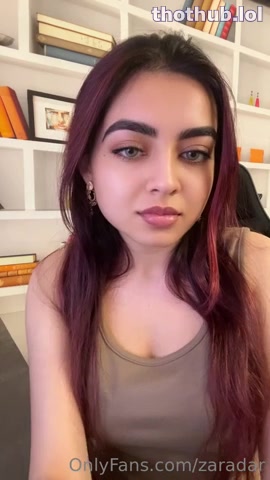 Zara Dar/Zaradar leaked onlyfans video rub boobs!